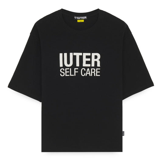 IUTER - Self Care Waffle T-Shirt Black