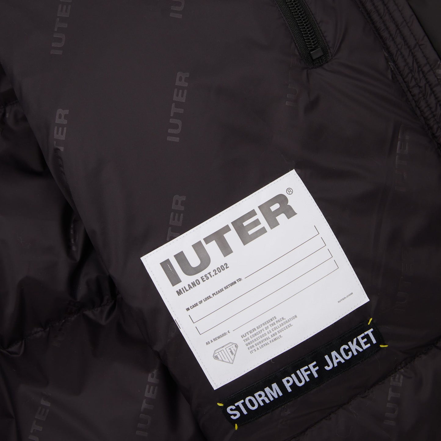 IUTER - Storm Puff Jacket Black