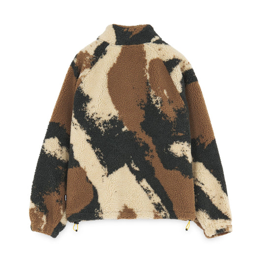 IUTER - Tornado Fur Zip Neck Brown