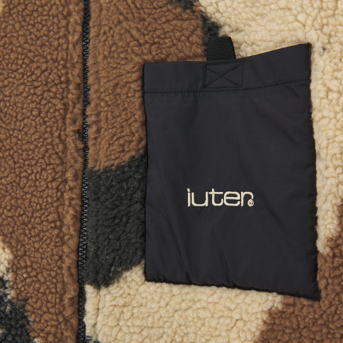 IUTER - Tornado Fur Zip Neck Brown