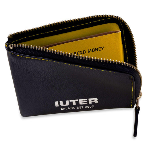 IUTER - Zip Wallet Black