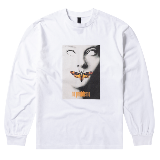 NO PROBLEMO - No Silence Longsleeve Tee White