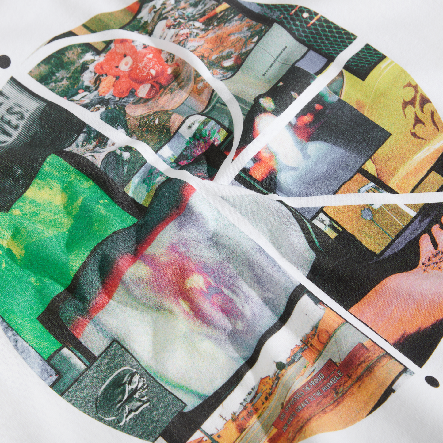 POLAR SKATE - Fill Logo Ourselves Collage Tee White