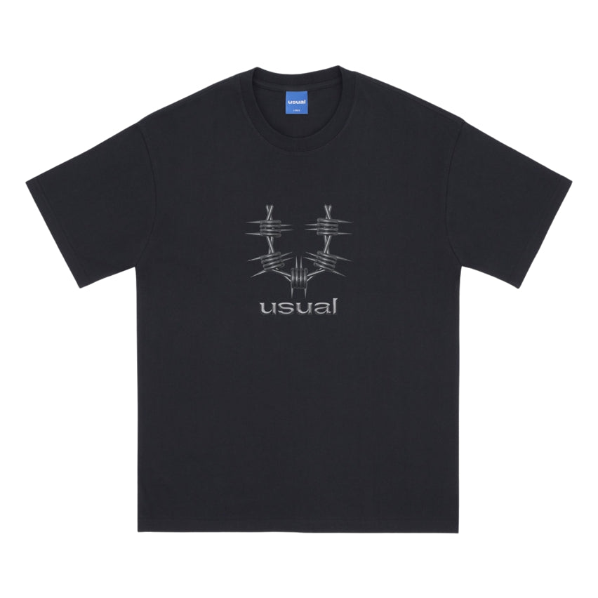 USUAL - Metal T-Shirt Black