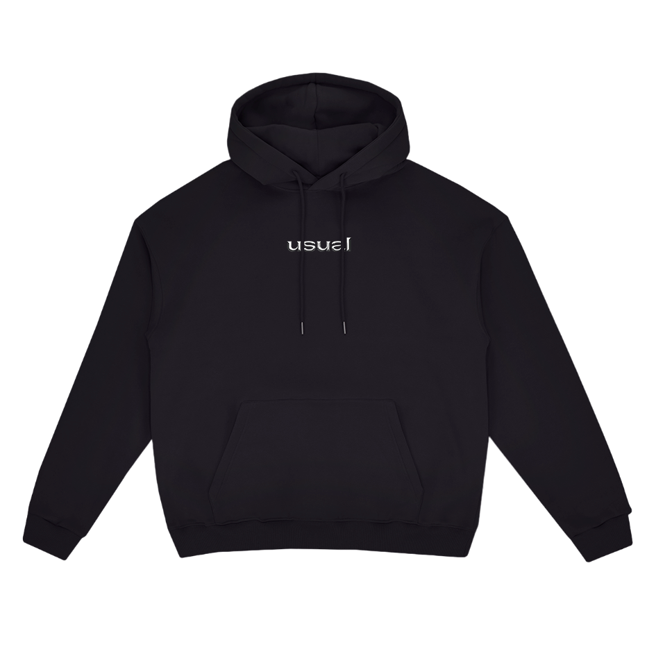 USUAL - Metal Hoodie Black