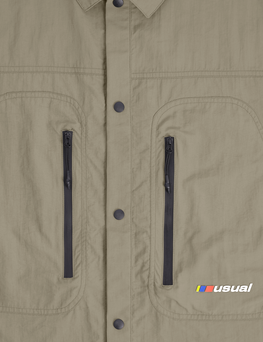 USUAL - Utility Shirt Mud Brown
