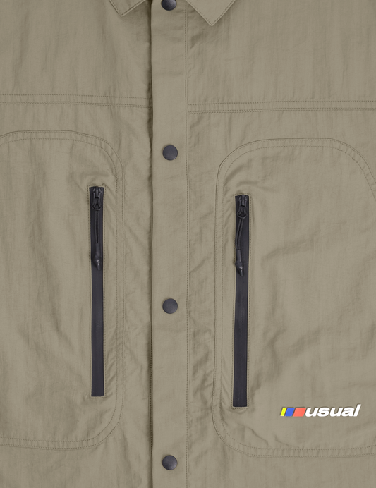 USUAL - Utility Shirt Mud Brown
