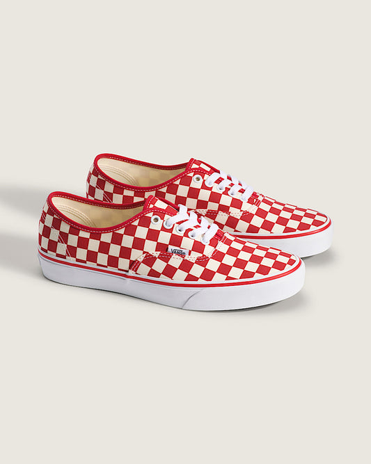 VANS - Authentic Checkerboard Red White