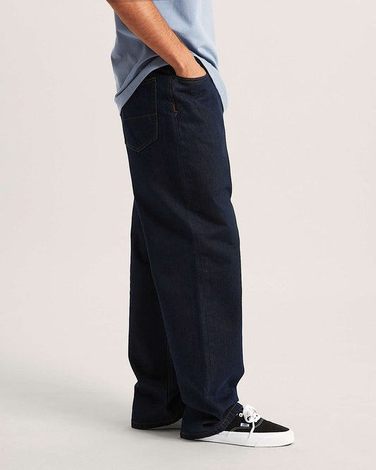 VANS - LX Check-5 Loose Denim Pants Dark Rinse