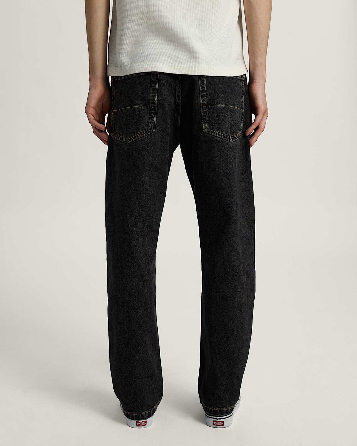VANS - Check-5 Straight Denim Pant Washed Black