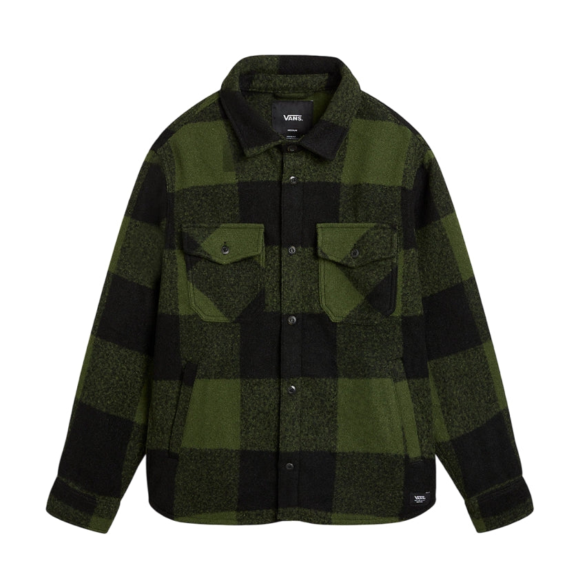 VANS - Denby Fuzz Shacket Green