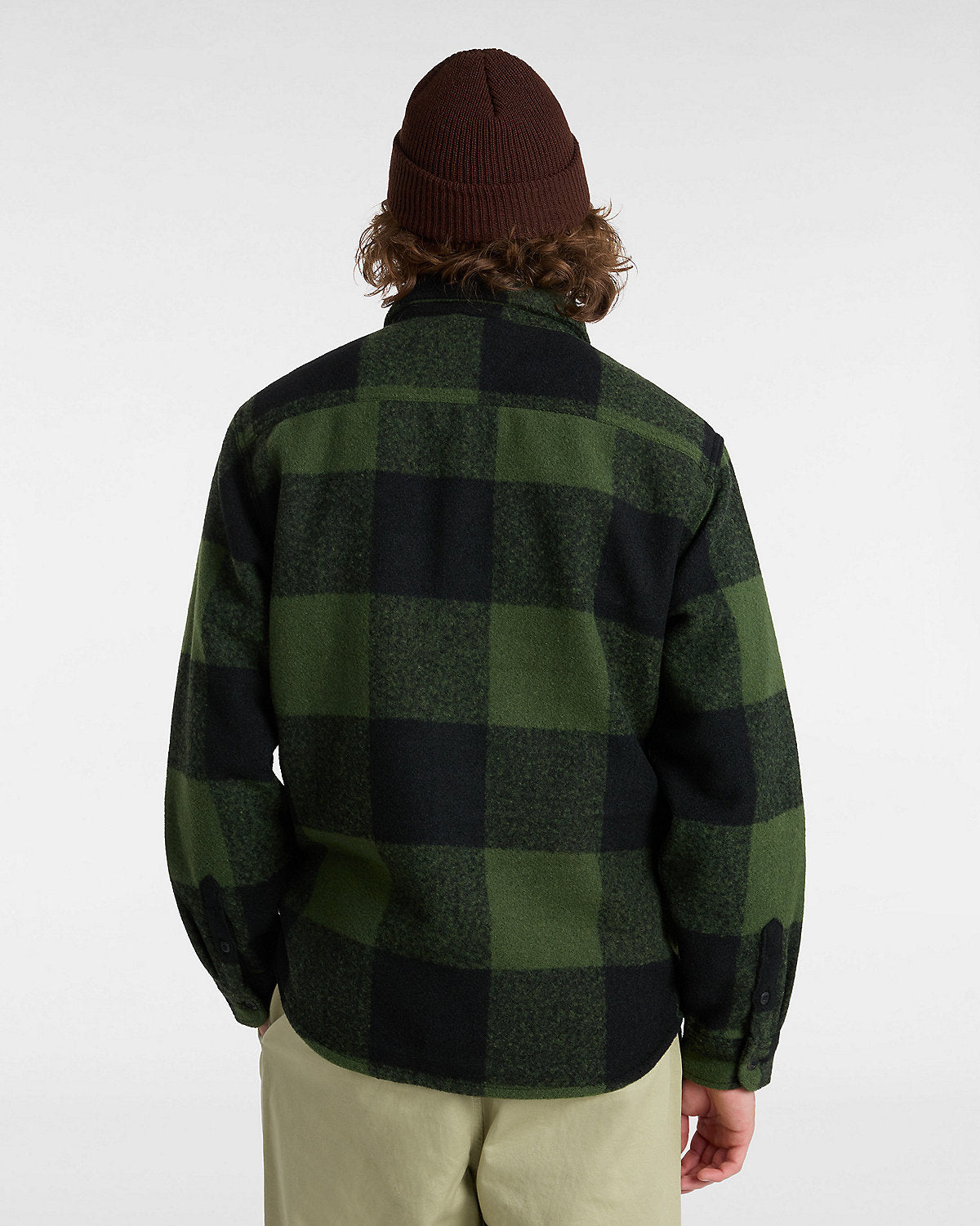 VANS - Denby Fuzz Shacket Green