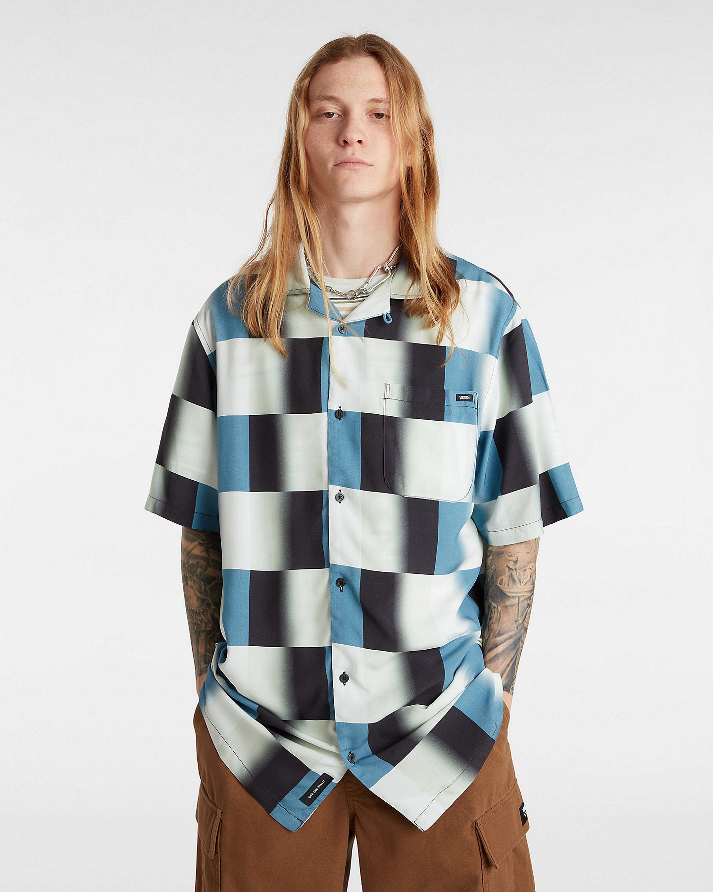 VANS - Emory Shirt Woven Copen Blue
