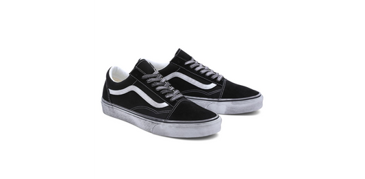 VANS - Old Skool Stressed Black White