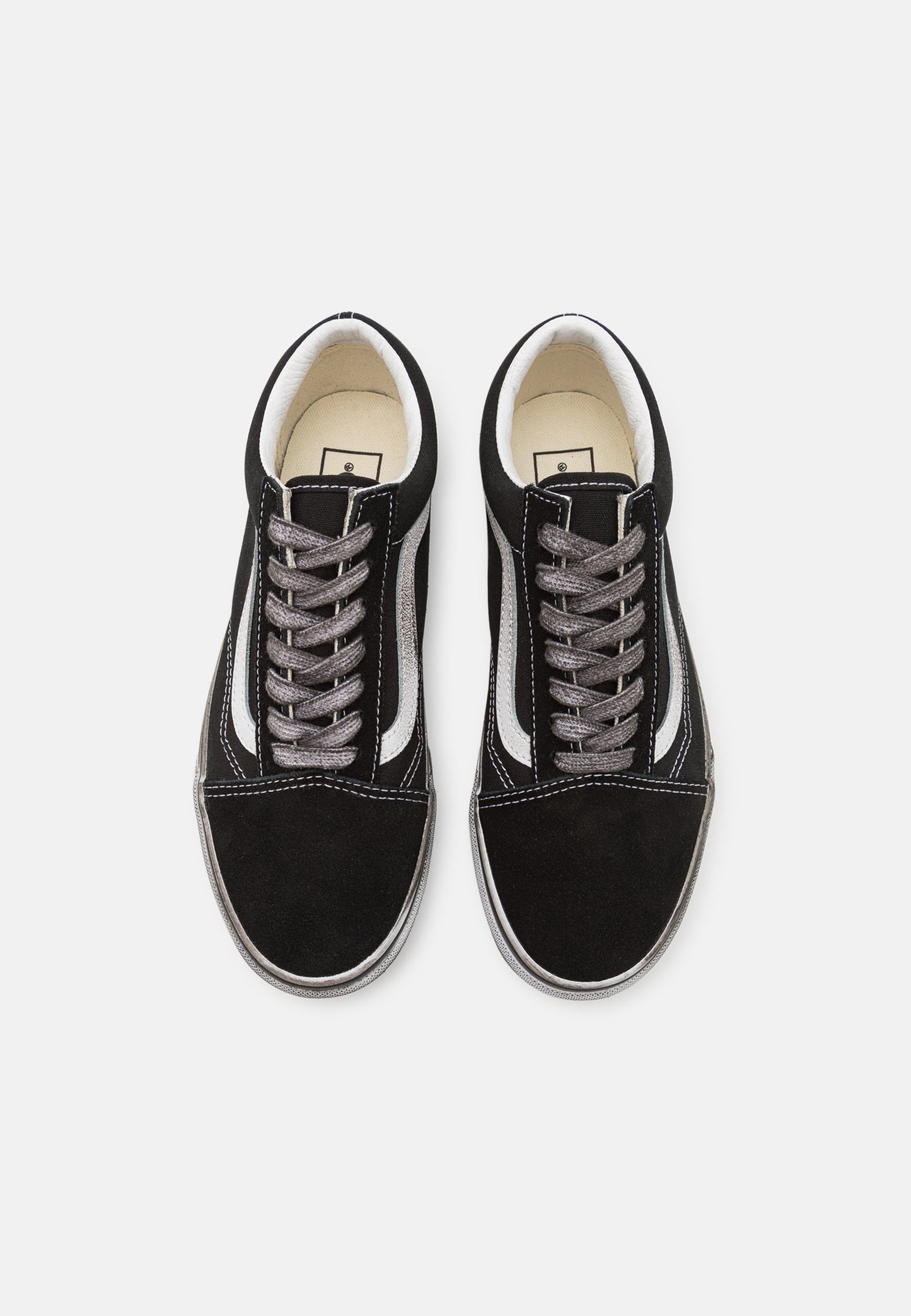 VANS - Old Skool Stressed Black White