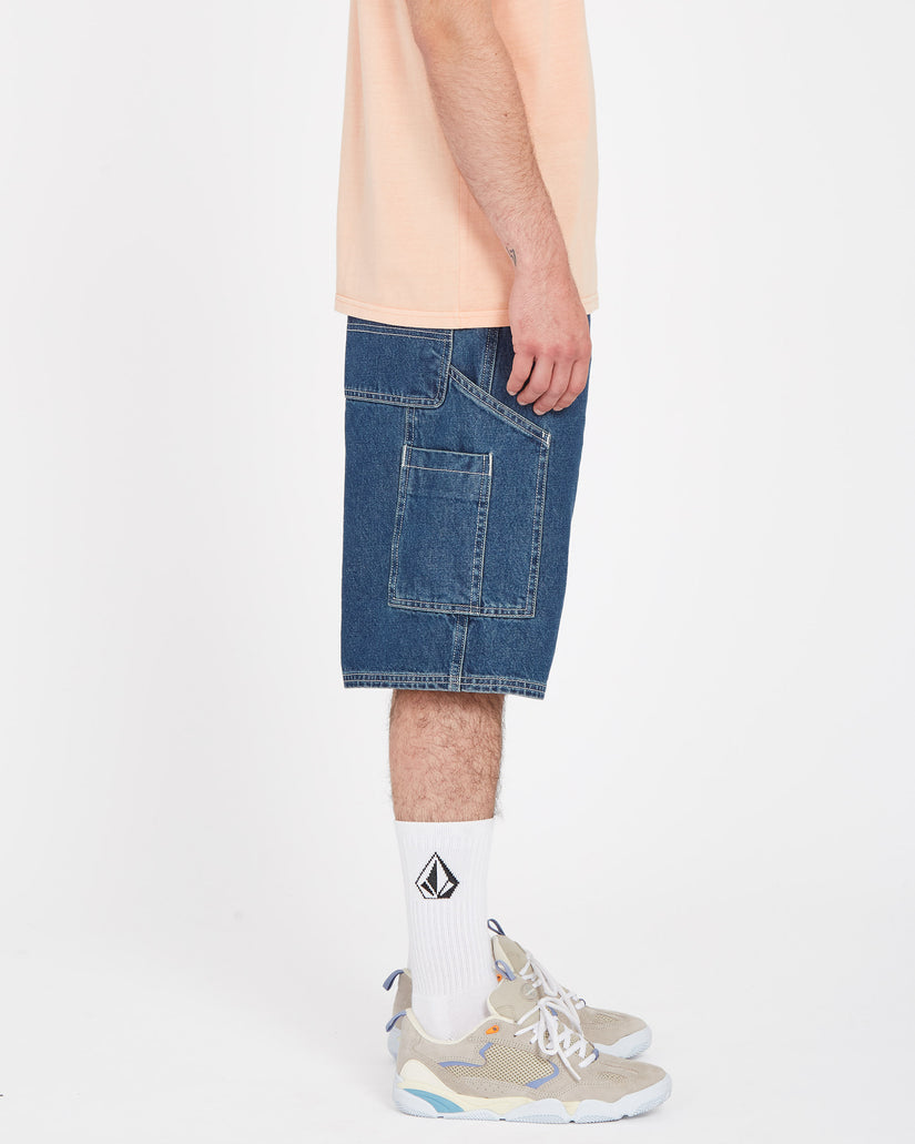 VOLCOM - Labored Denim Utility Shorts