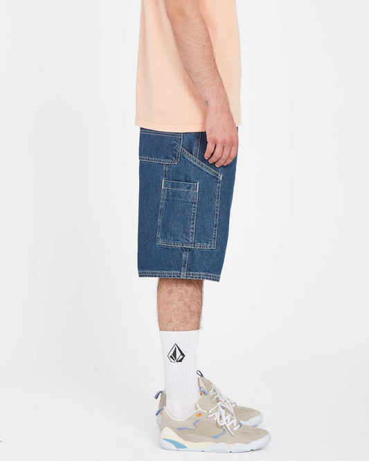 VOLCOM - Labored Denim Utility Shorts