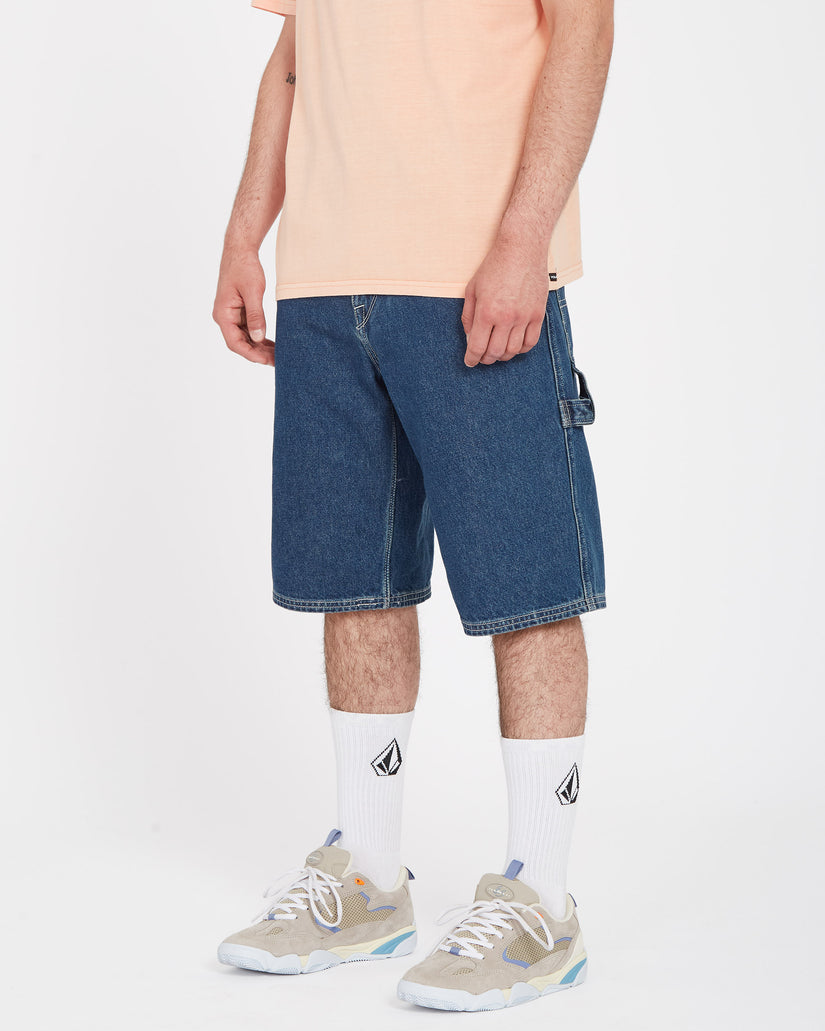 VOLCOM - Labored Denim Utility Shorts