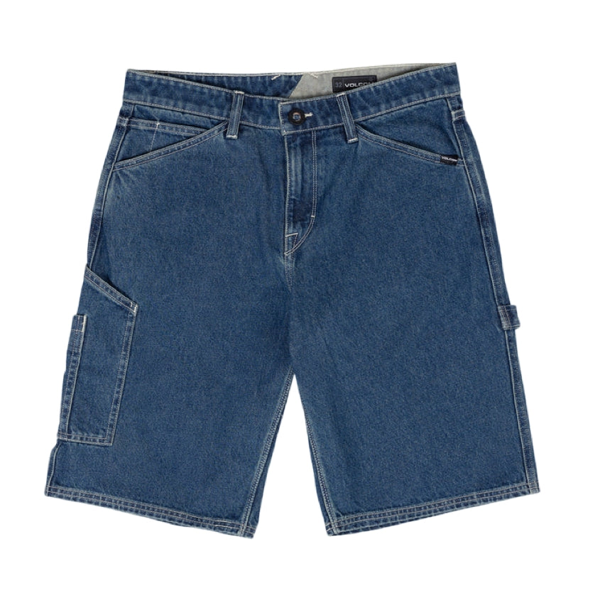 VOLCOM - Labored Denim Utility Shorts