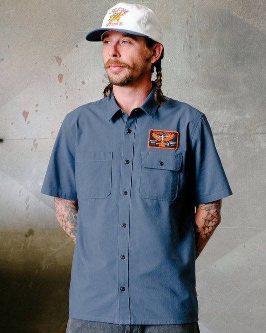 VOLCOM - Slab City Shirt Midnight Blue