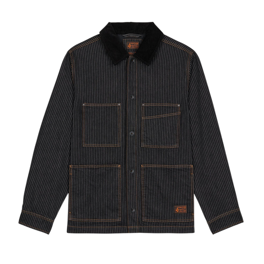 VOLCOM - Work Dialed Jacket Black Stripe