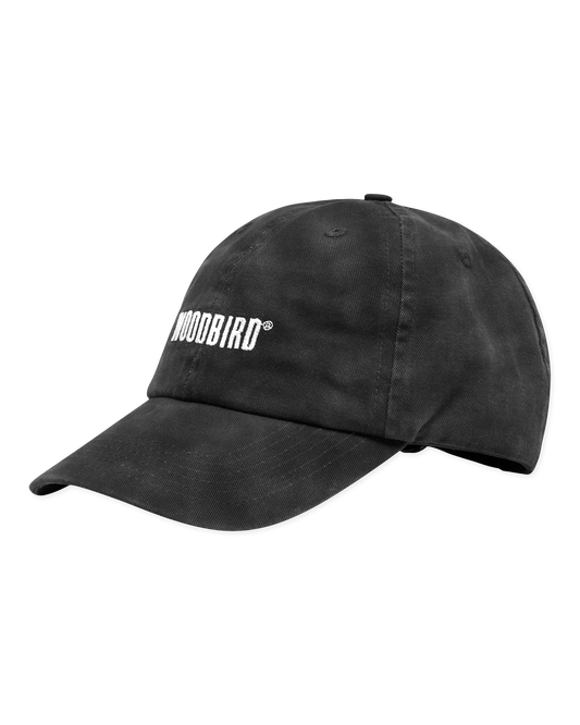 WOODBIRD - Core Twill Cap Washed Black