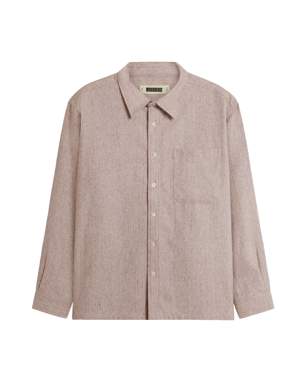WOODBIRD - WBBuzo Wool Shirt Light Pink