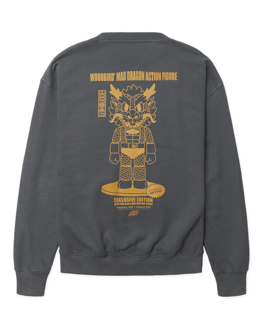 WOODBIRD - WBDuke Action Crew Sweats State Blue