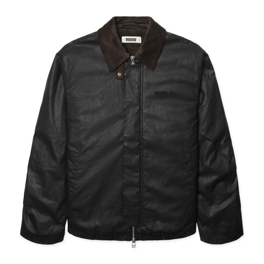 WOODBIRD - WBPing Waxed Short Jacket Black