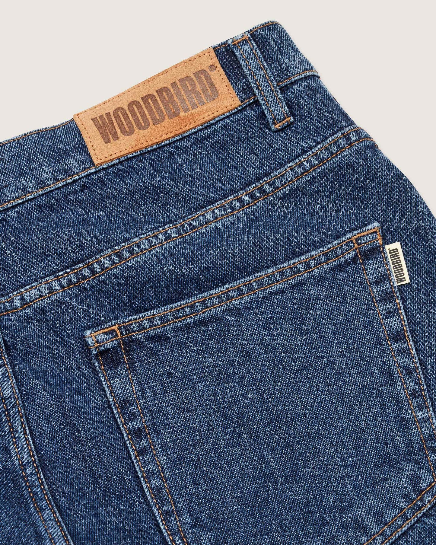 WOODBIRD - Leroy 90s Rinse Jeans Blue