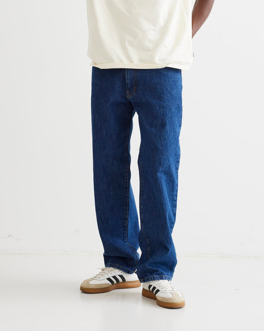 WOODBIRD - Leroy 90s Rinse Jeans Blue