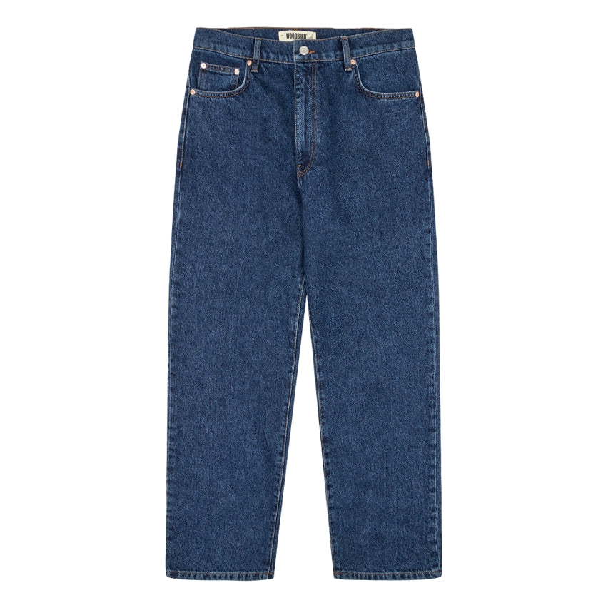 WOODBIRD - Leroy 90s Rinse Jeans Blue
