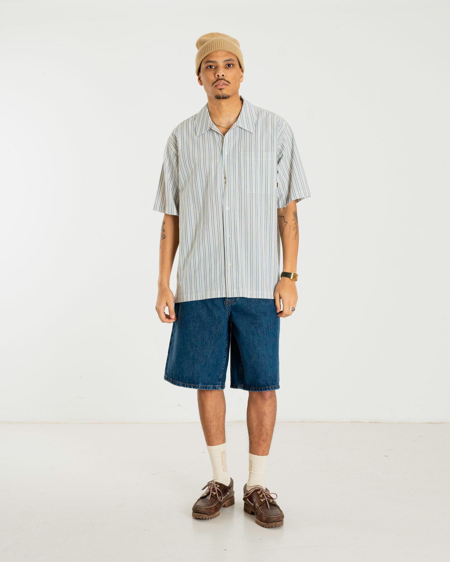 WOODBIRD - WBRami Stone Shorts