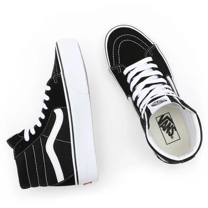 VANS - SK8-HI Platform 2.0 Black/White