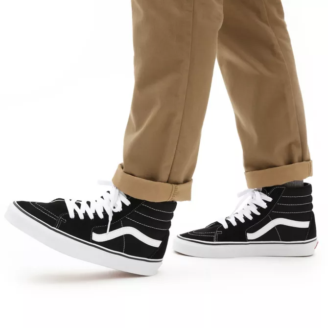 VANS - SK8-HI Black/White