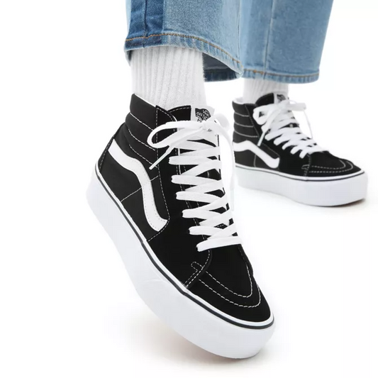 VANS - SK8-HI Platform 2.0 Black/White