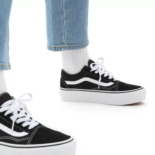 VANS - Old Skool Platform Black/White