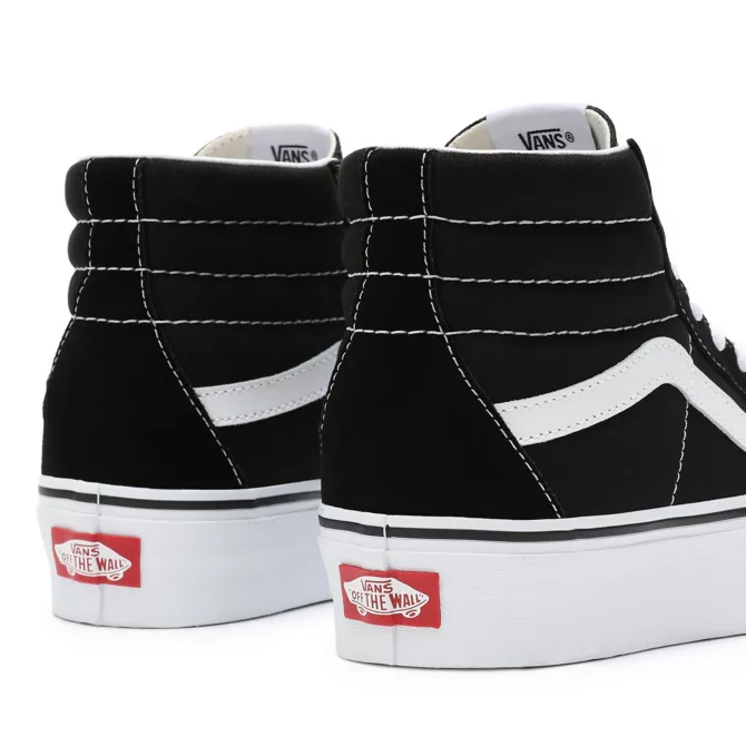 VANS - SK8-HI Platform 2.0 Black/White