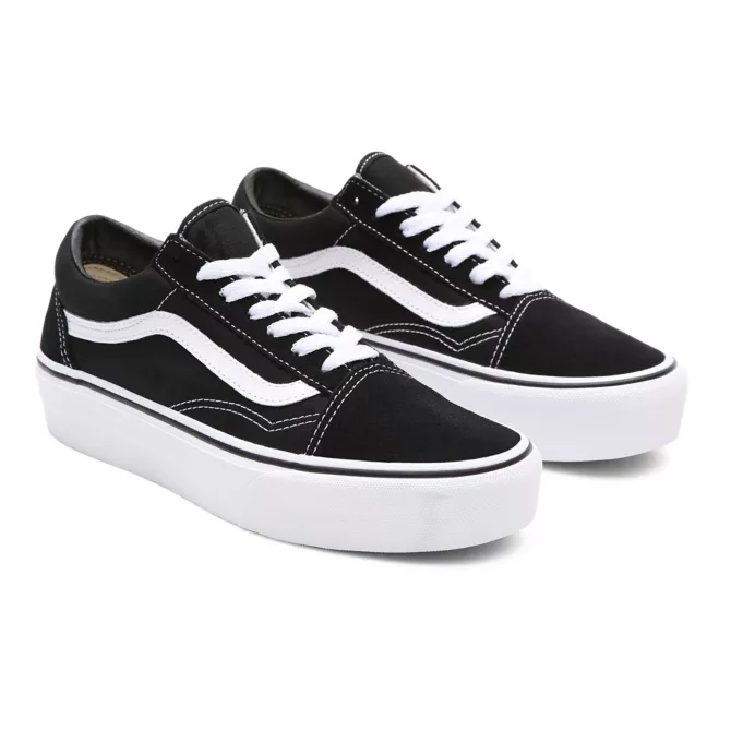 VANS - Old Skool Platform Black/White