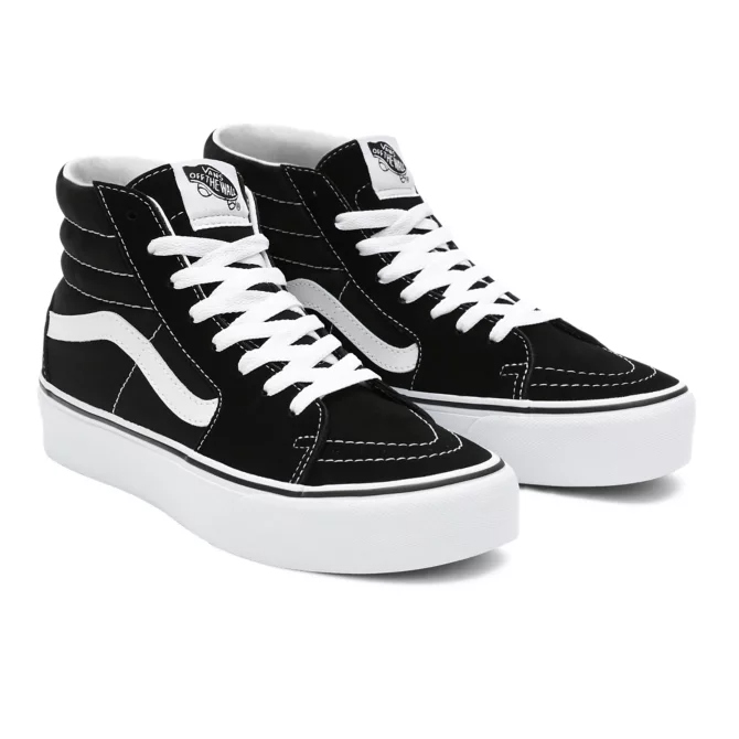 VANS - SK8-HI Platform 2.0 Black/White