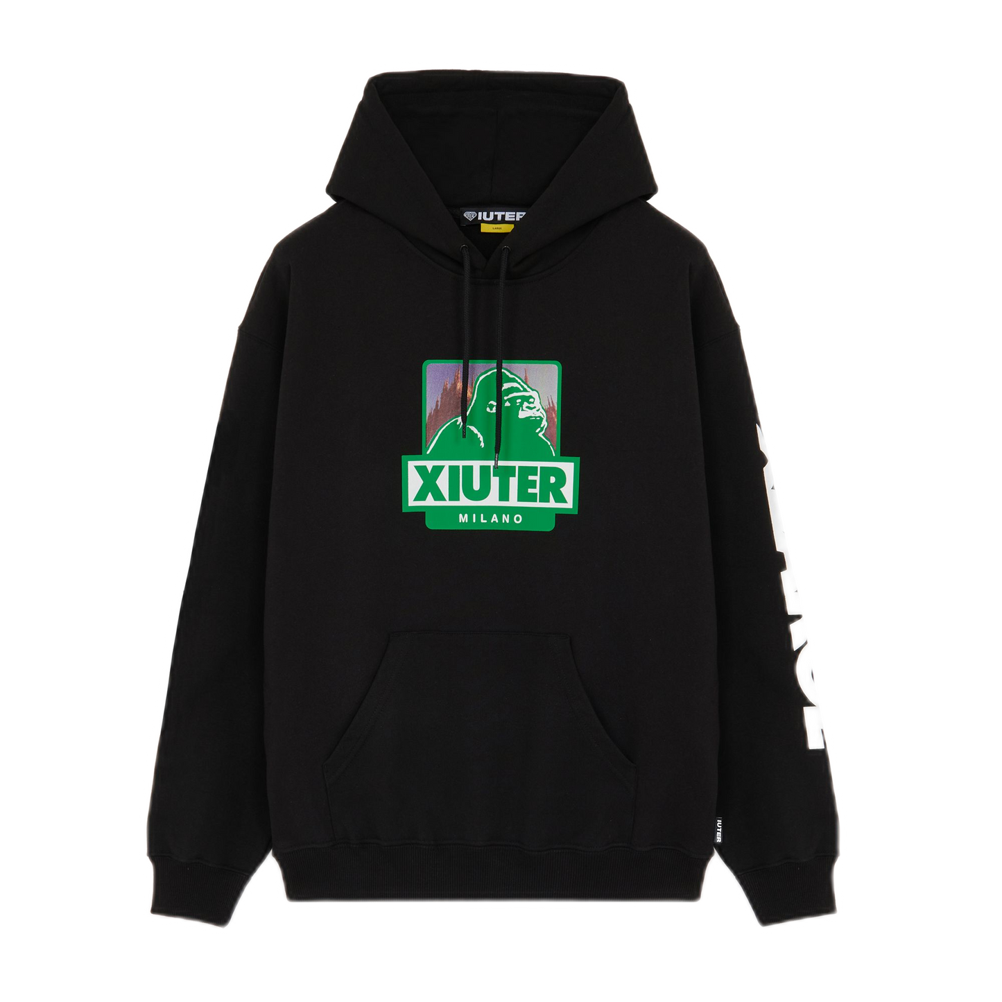 IUTER - XIuter Logo Hoodie Black