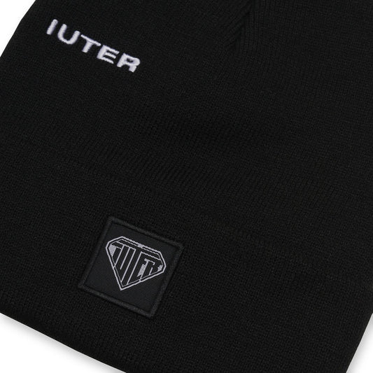 IUTER - Logo Fold Beanie Black