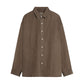 WOODBIRD - WBJong Washed Shirt Brown