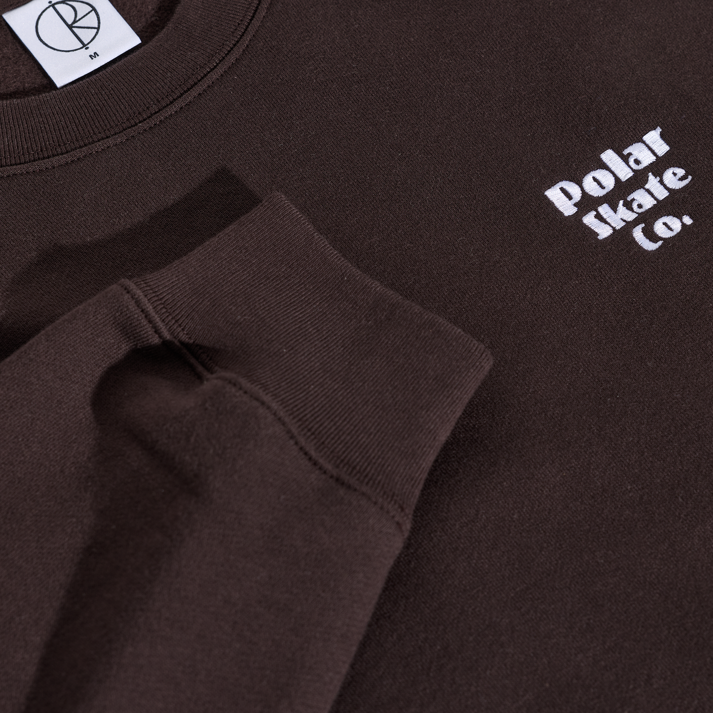 POLAR SKATE - Dave Crewneck New Sport Choccolate