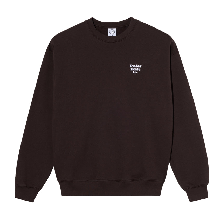 POLAR SKATE - Dave Crewneck New Sport Choccolate