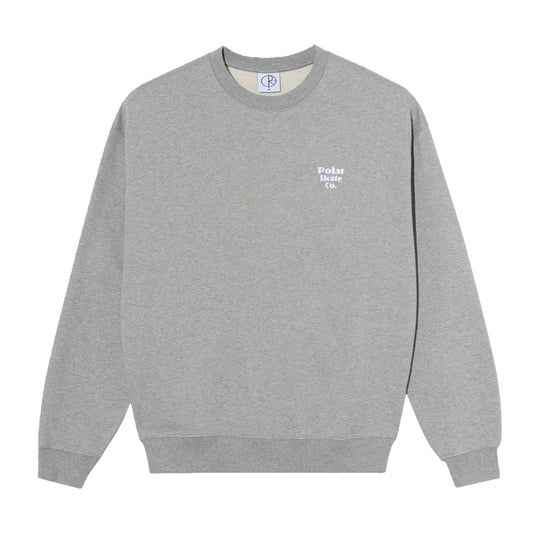 POLAR SKATE - Dave Crewneck New Sport Heather Grey