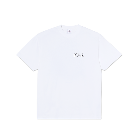 POLAR SKATE - Fill Logo Searching For Peace White