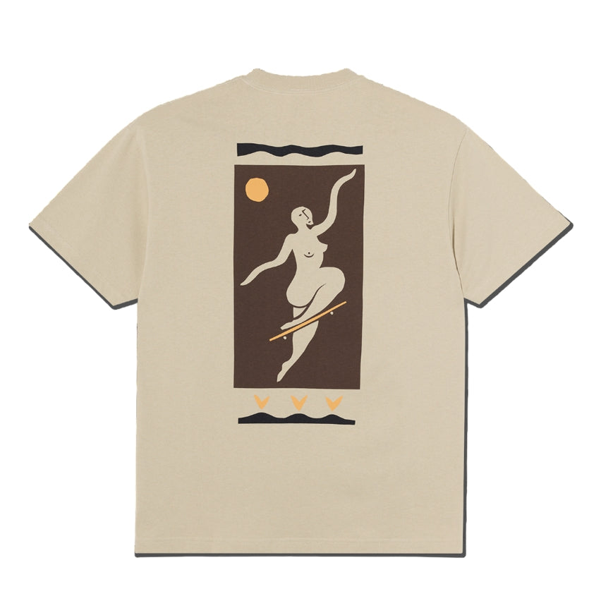 POLAR SKATE - No Complies Forever T-Shirt Sand