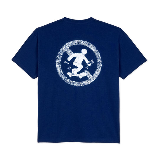 POLAR SKATE - Don't Play T-Shirt Deep Royal Blue