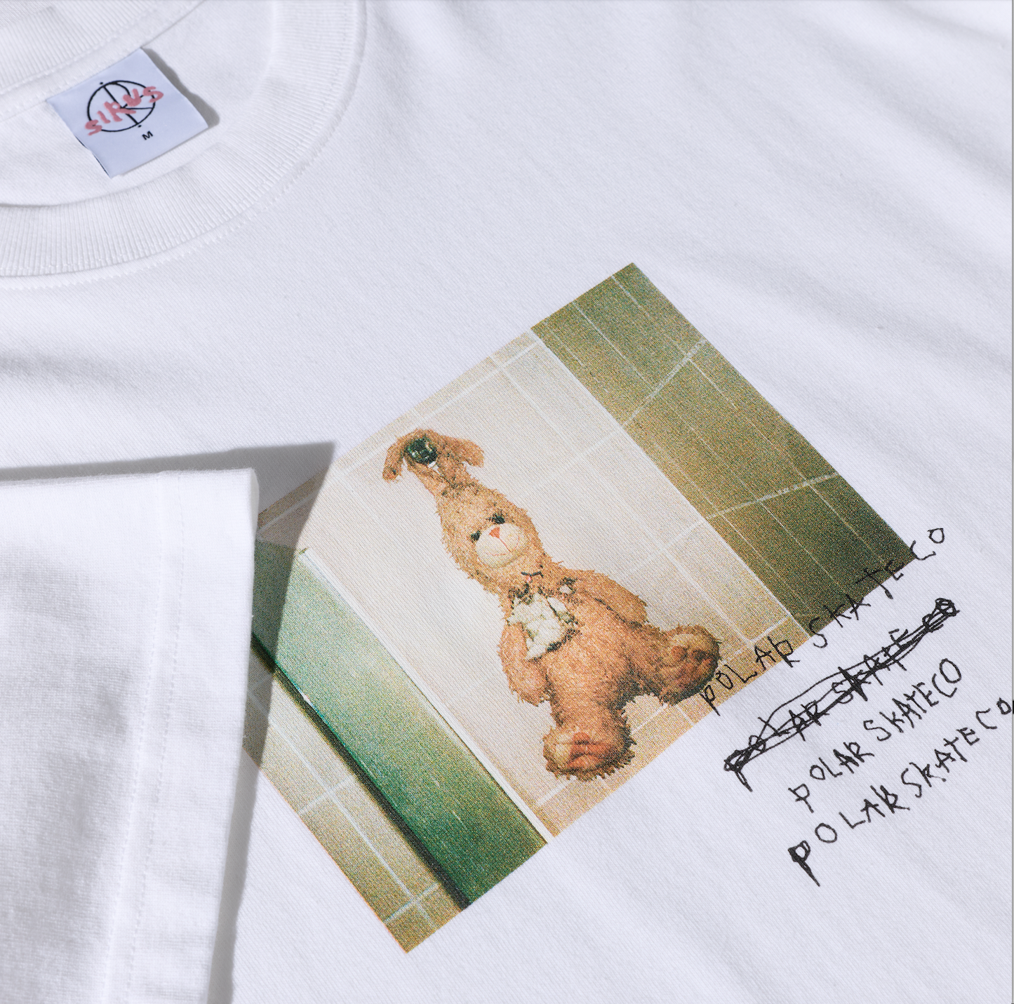 POLAR SKATE - Bunny 2 T-Shirt White